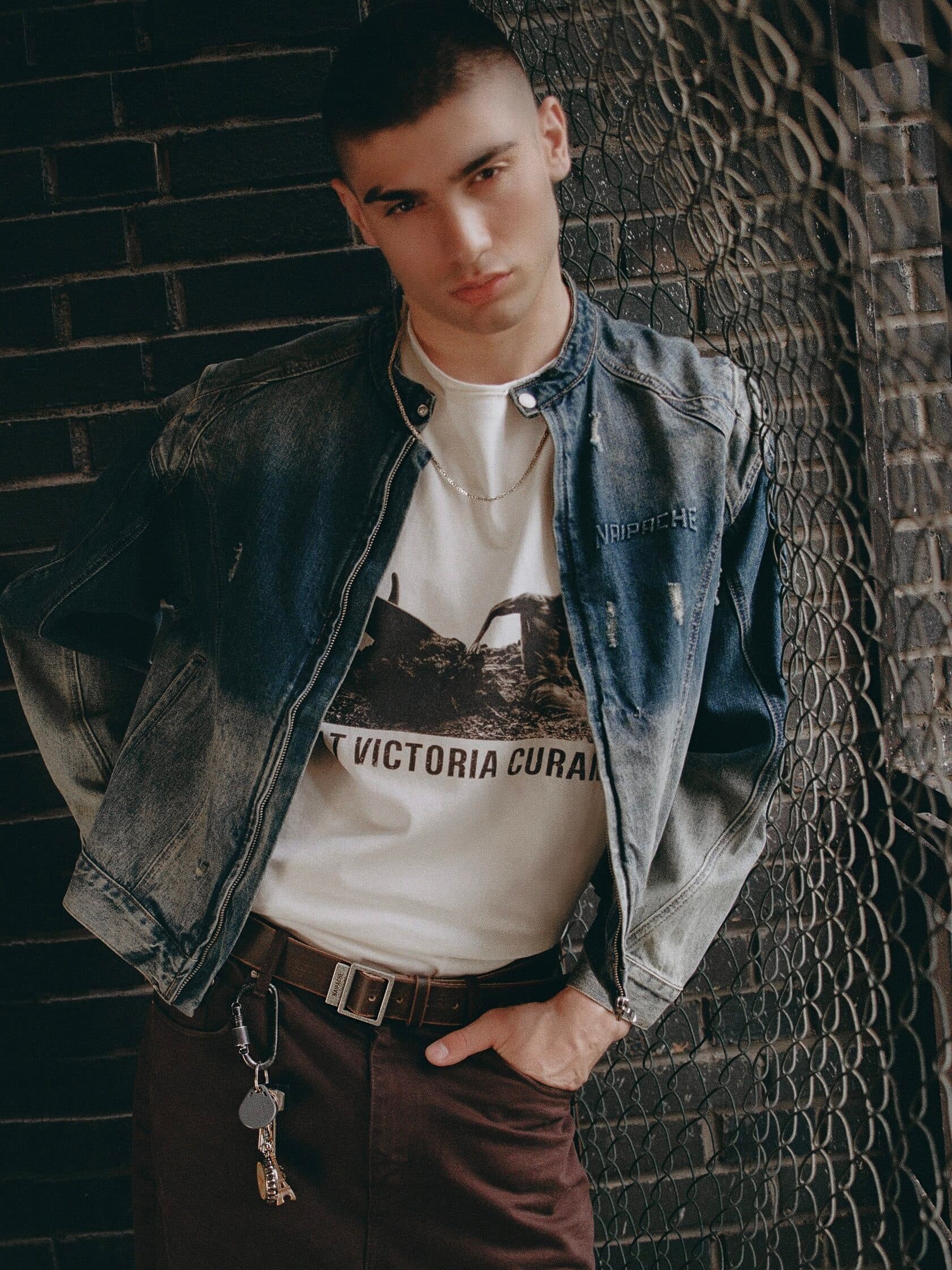 CAFE RACER JACKET DENIM — другое фото